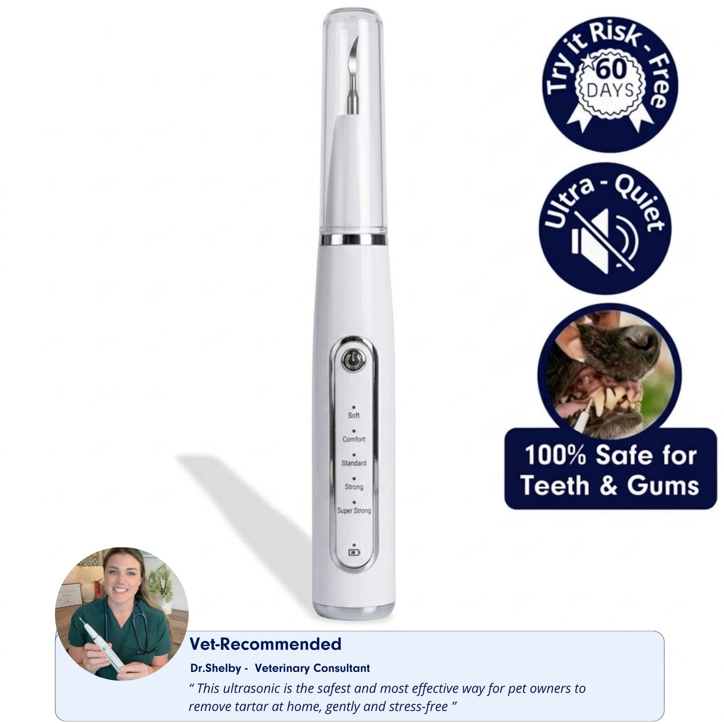RodentLab ultrasonic dog tartar remover product image 1