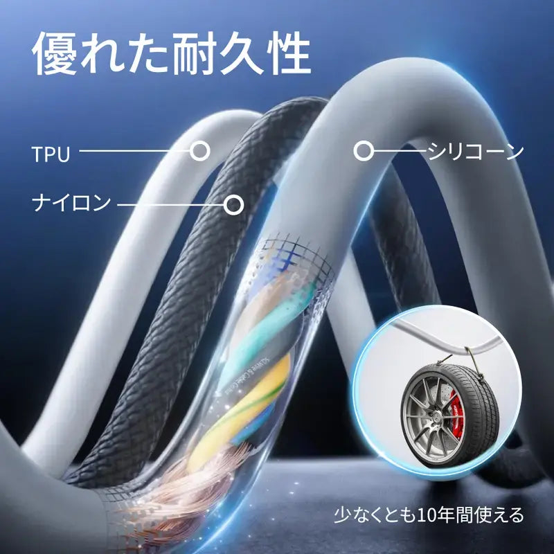 【4-in-1】PD対応 マルチ急速充電ケーブル