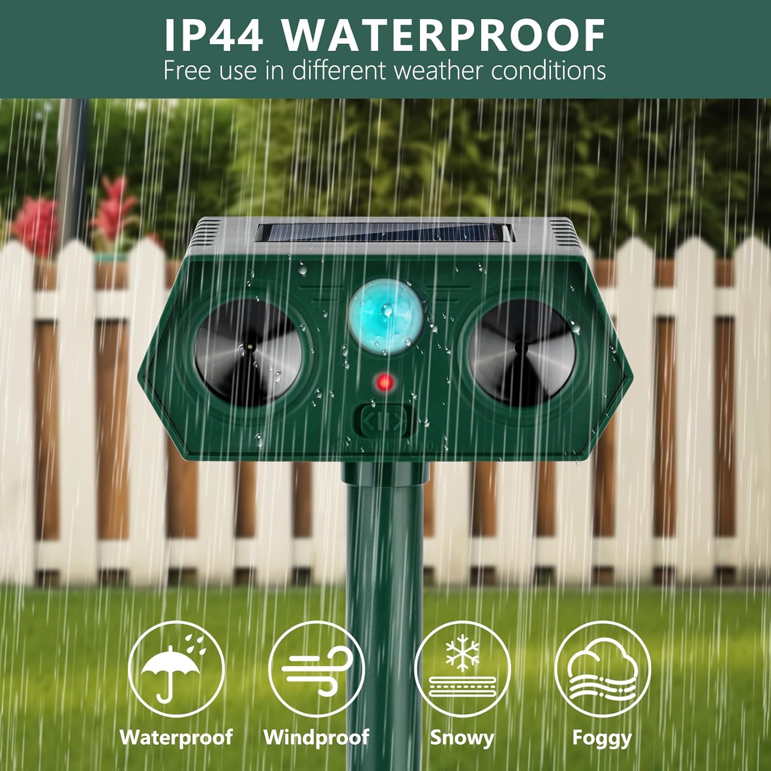 UltraSonic Solar Deer Repellent
