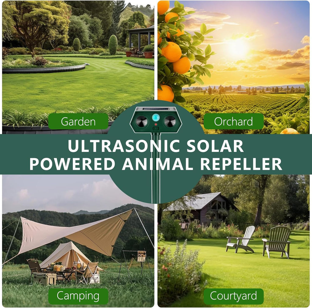 UltraSonic Solar Deer Repellent