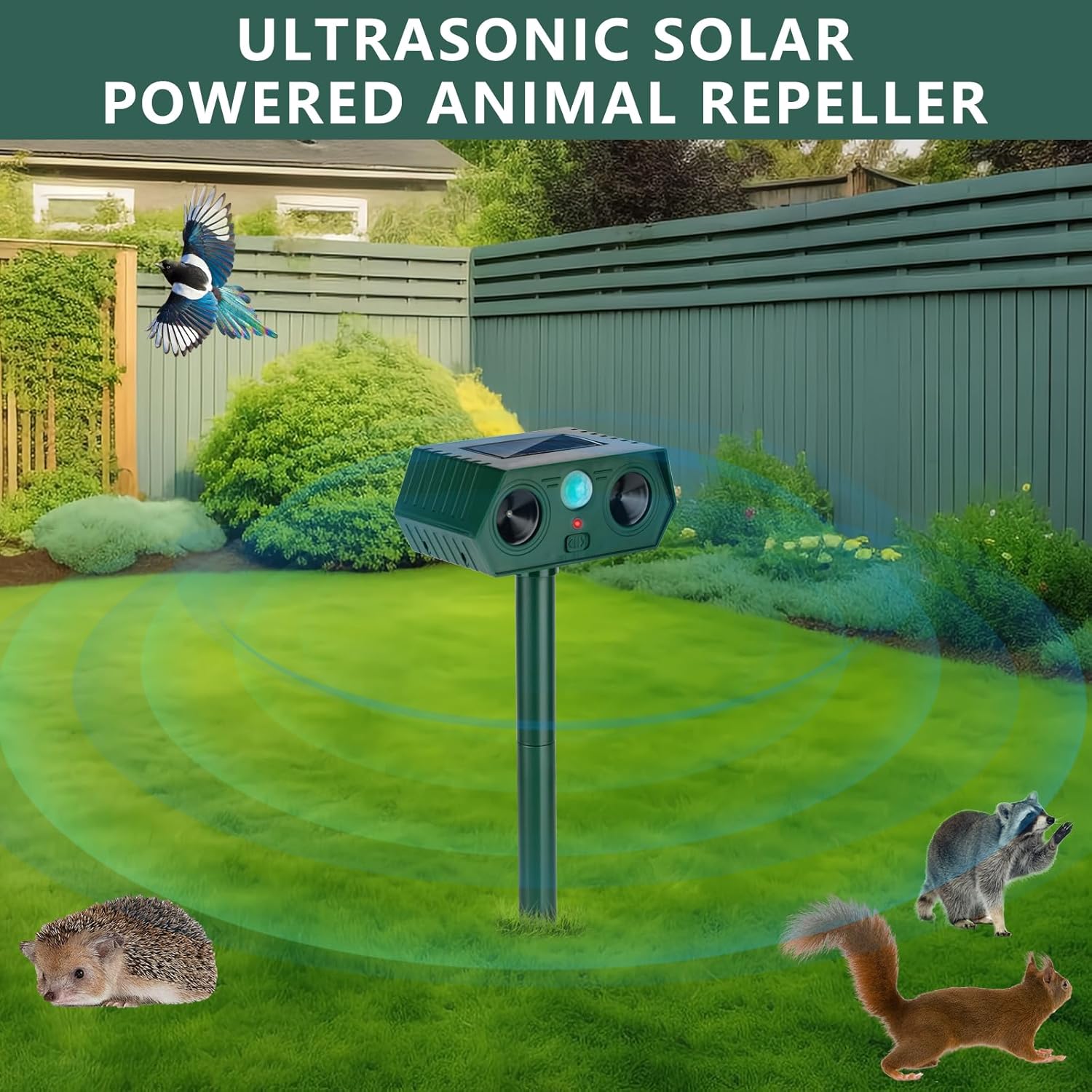 UltraSonic Solar Deer Repellent