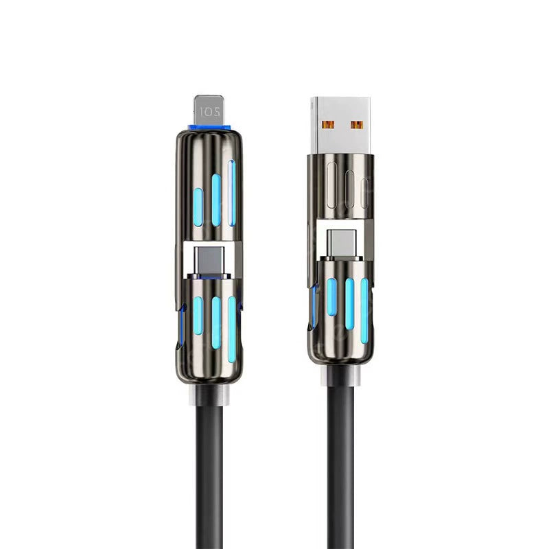 【4-in-1】PD対応 マルチ急速充電ケーブル