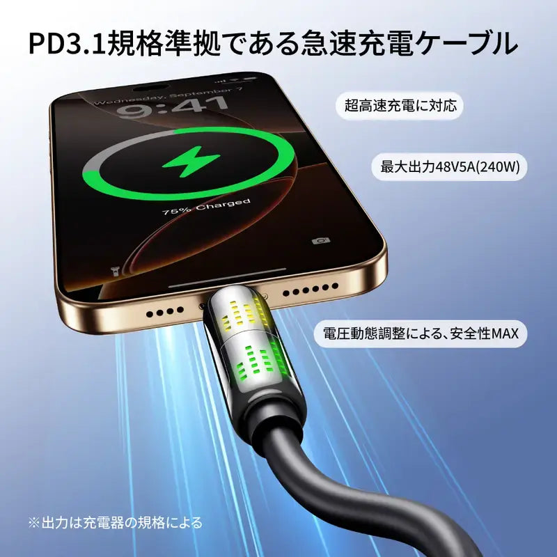 【4-in-1】PD対応 マルチ急速充電ケーブル