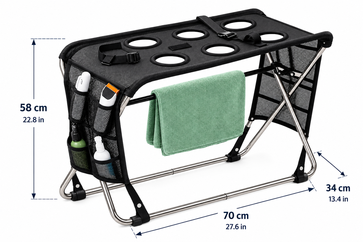 PawSpa pet grooming stand – dimensions