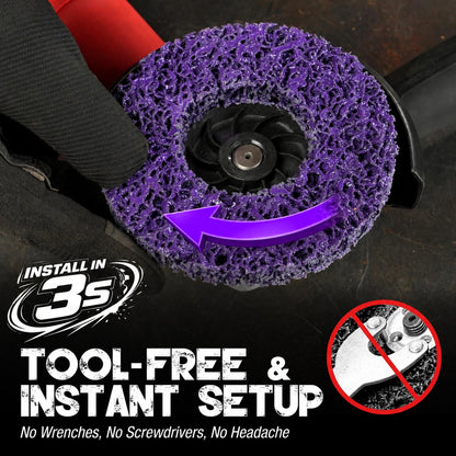 Stripping Discs 4-1/2" Paint & Rust Removal Wheels for Angle Grinder, Clean and Remove Coatings, Scaling, Welds and Oxidation
