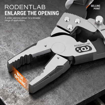 Heavy-Duty Self-Locking Ratchet Grip Pliers