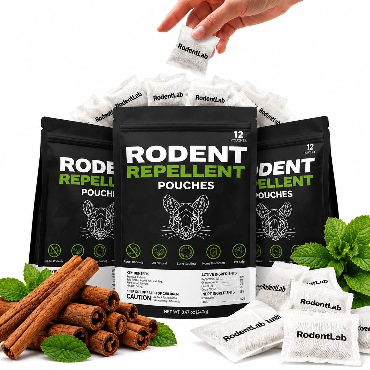 RodentLab Rodent Repellent Pouches