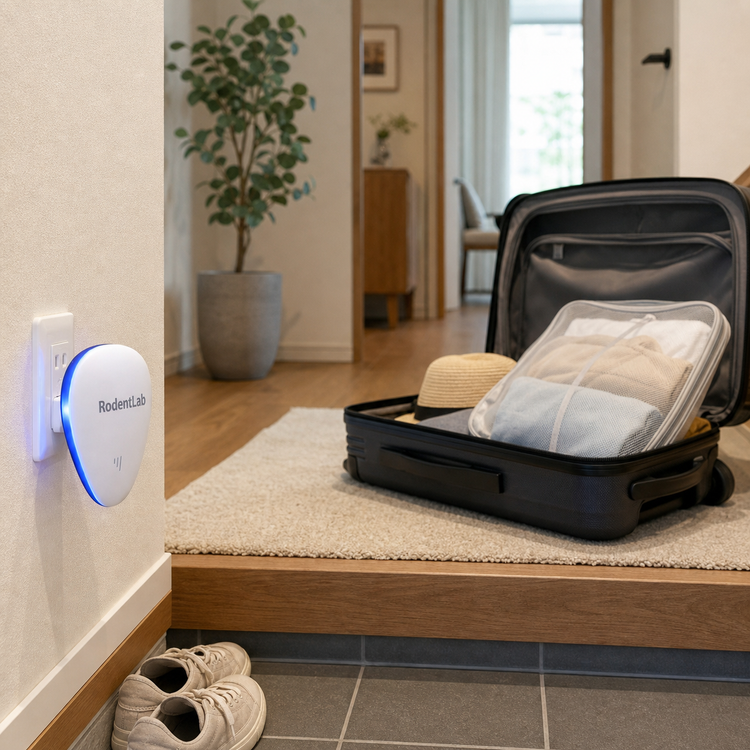 RodentLab travel luggage entryway protection